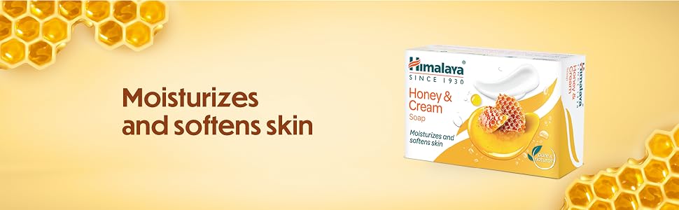 Himalaya Herbals Honey and Cream Soap, 125g (Pack of 4)