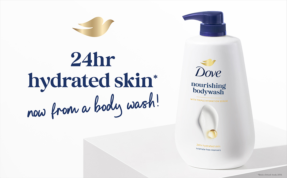 Dove Deeply Nourishing Body Wash | 800 ml | Moisturizing Body Wash For Softer, Smoother Skin | Dove Body Wash for Women & Men | Body Wash for Dry Skin