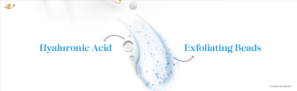 Dove Gentle Exfoliating Nourishing Body Wash 800 ml | Moisturizing Body Wash For Softer Skin | Dove Body Wash for Women & Men | Body wash for dry skin