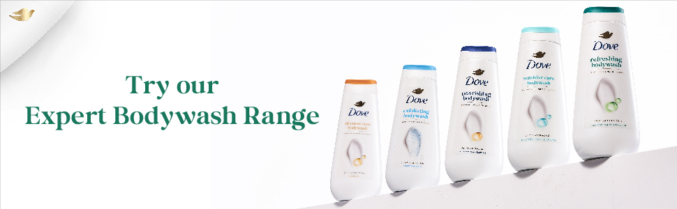 Dove Refreshing Body Wash, With Refreshing Cucumber And Green Tea Scent, For All Skin Type, Smoother Skin, 250 ml
