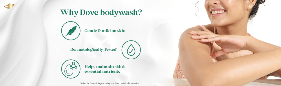 Dove Refreshing Body Wash, With Refreshing Cucumber And Green Tea Scent, For All Skin Type, Smoother Skin, 250 ml