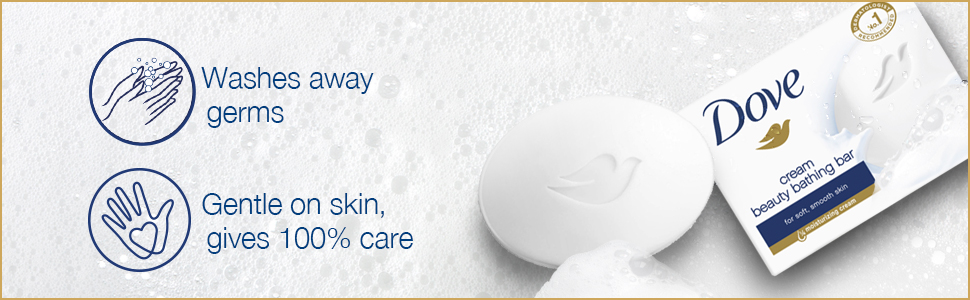 Dove Cream Beauty Bathing Bar 100g + 20g FREE