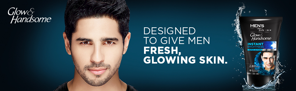 Fair & Lovely Glow & Handsome Instant Brightness Rapid Action Facewash 50g