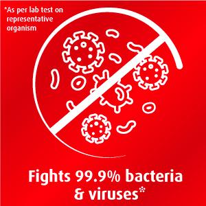 Lifebuoy Total 10 Germ Protection Liquid Handwash, Fights Bacteria & Viruses, Maintains Hand Hygiene, 190 ml With Refill Pouch 185 ml Free