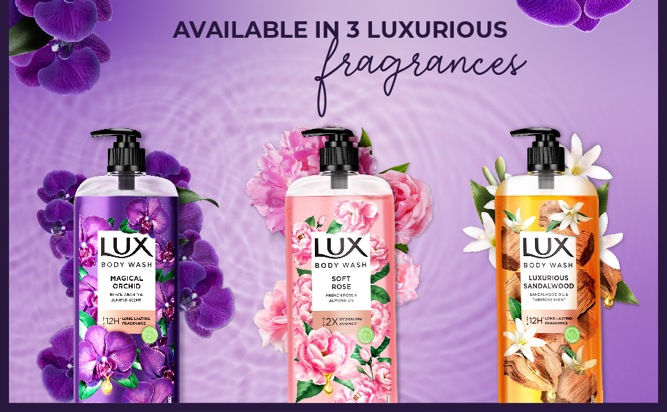 Lux Fragrant Skin Body Wash, 750 ml