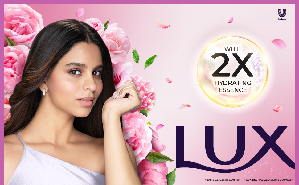Lux Body Wash Soft Skin French Rose & Almond Oil Super Saver XL Pump Bottle with Long Lasting Fragrance, Glycerine, Paraben Free, Extra Foam, 750 ml