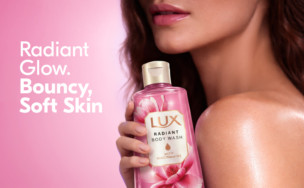 LUX Shower Gel, French Rose Fragrance & Almond Oil Bodywash, With Glycerine For Soft & Glowing Skin, Paraben Free, 245 ml