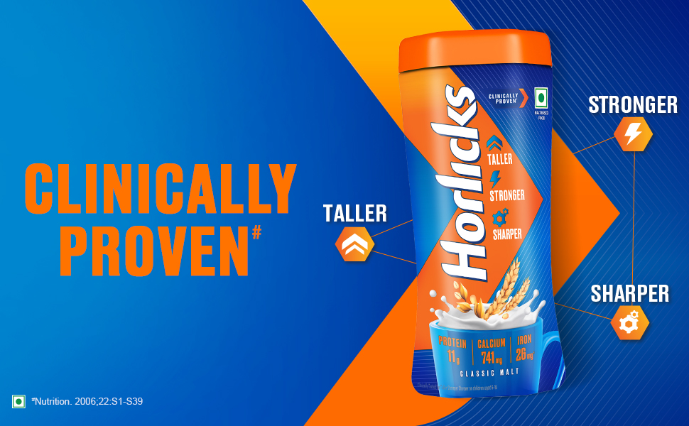 Horlicks Health and Nutrition Drink - 500 g (Classic Malt)