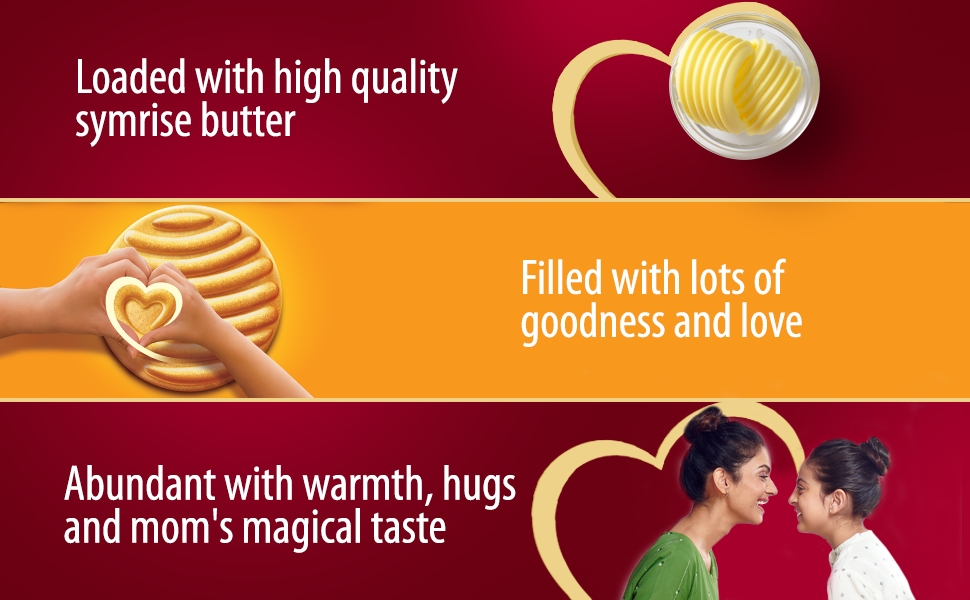 Sunfeast Mom's Magic Biscuit, Cashew and Almond, 58.4g - Pack of 8