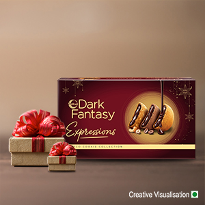 Sunfeast Dark Fantasy Yumfills, 242g, Rich Chocolate Pie Cake