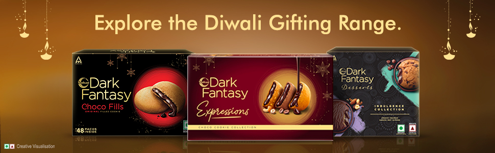 Sunfeast Dark Fantasy Yumfills, 242g, Rich Chocolate Pie Cake