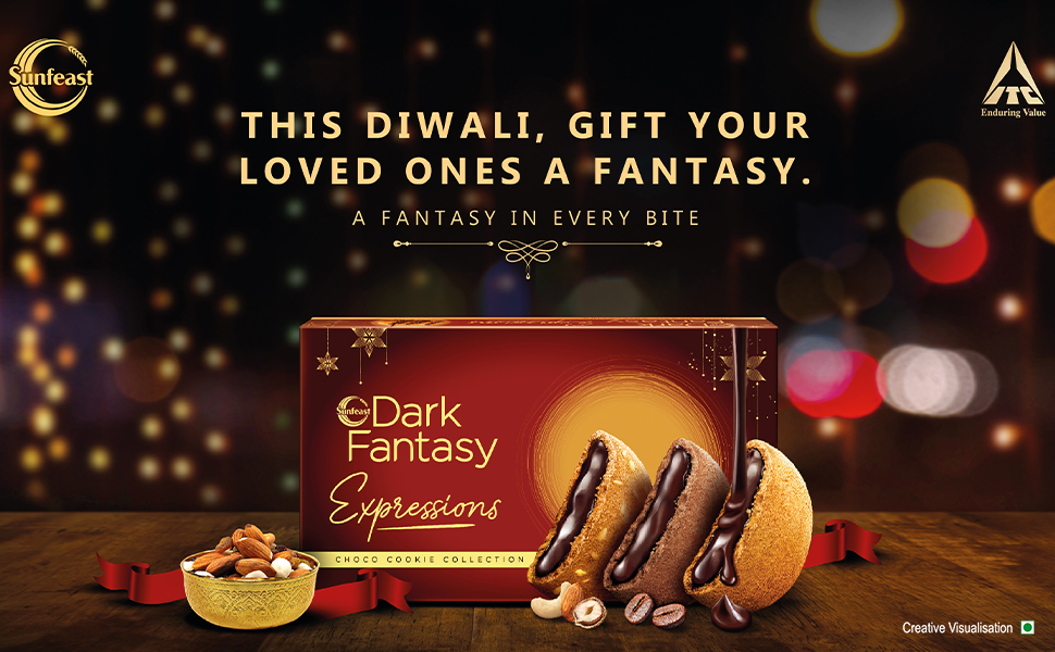 Sunfeast Dark Fantasy Yumfills, 242g, Rich Chocolate Pie Cake