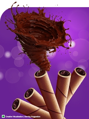 Candyman Fantastik Treat Pack, Choco Wafer Rolls, 200g