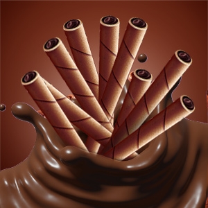 Candyman Fantastik Treat Pack, Choco Wafer Rolls, 200g