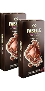 Fabelle Open Secret - Milk, Centre- Filled Luxury Chocolate Bar Topped with Visible Nuts & Berries, 121g