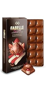 Fabelle Loaded Secret, 33% Whole Visible Almonds in Luxury Milk Chocolate Bar 114g