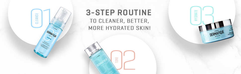 Dermafique Aquaquench Cleansing Mousse, 150 ml - For Dry Skin - Foaming Face Wash- For Deep Cleansing and Hydration - Paraben free, SLES-free - Dermatologist Tested