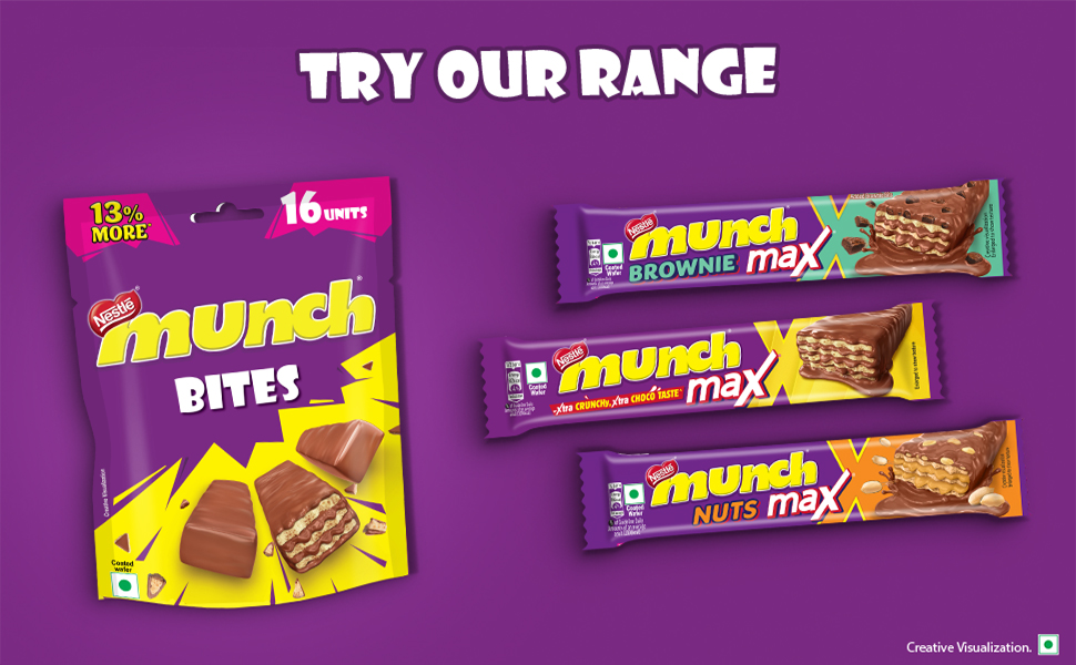 Nestle Munch Maha Choco Taste,(42 units,18g) x 2