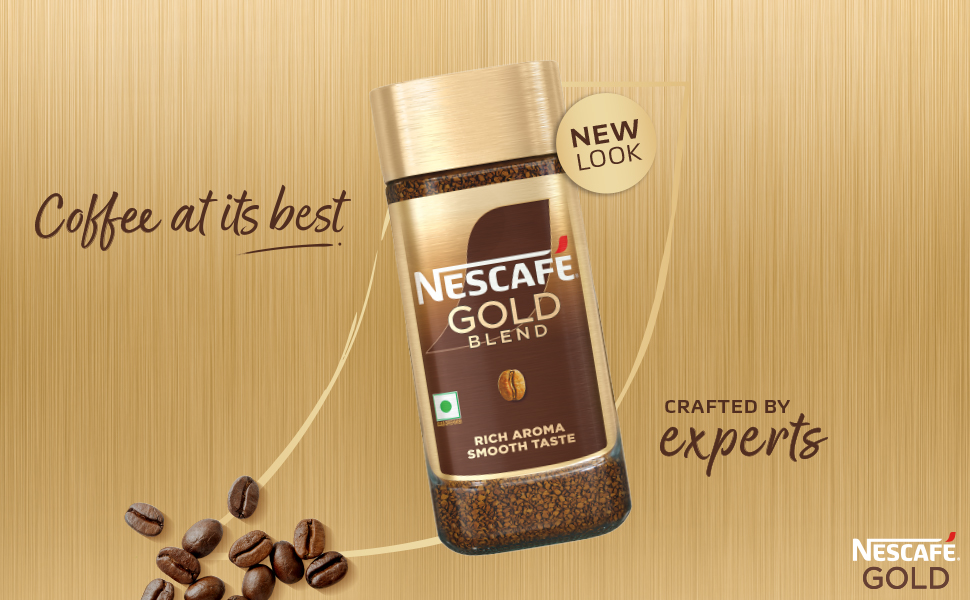 Nescafé Gold Ground Instant Coffee Powder, 190g, Jar (Imported)