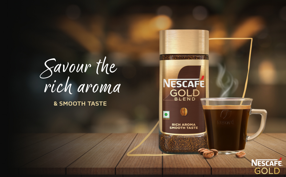 Nescafé Gold Ground Instant Coffee Powder, 190g, Jar (Imported)