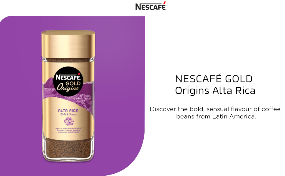 Nescafe Gold Origins Alta Rica Ground Coffee, 3.53 oz / 100 g