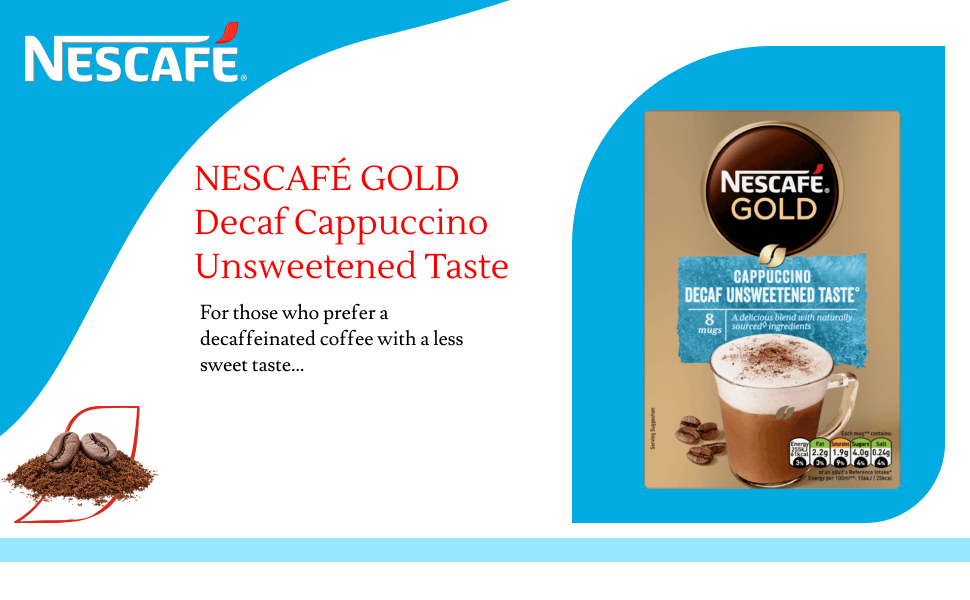 Nescafe Decaf Gold Cappuccino, 15 g