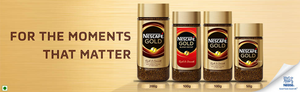 Nescafé Gold Decaff Instant Ground Coffee Jar, 100 g