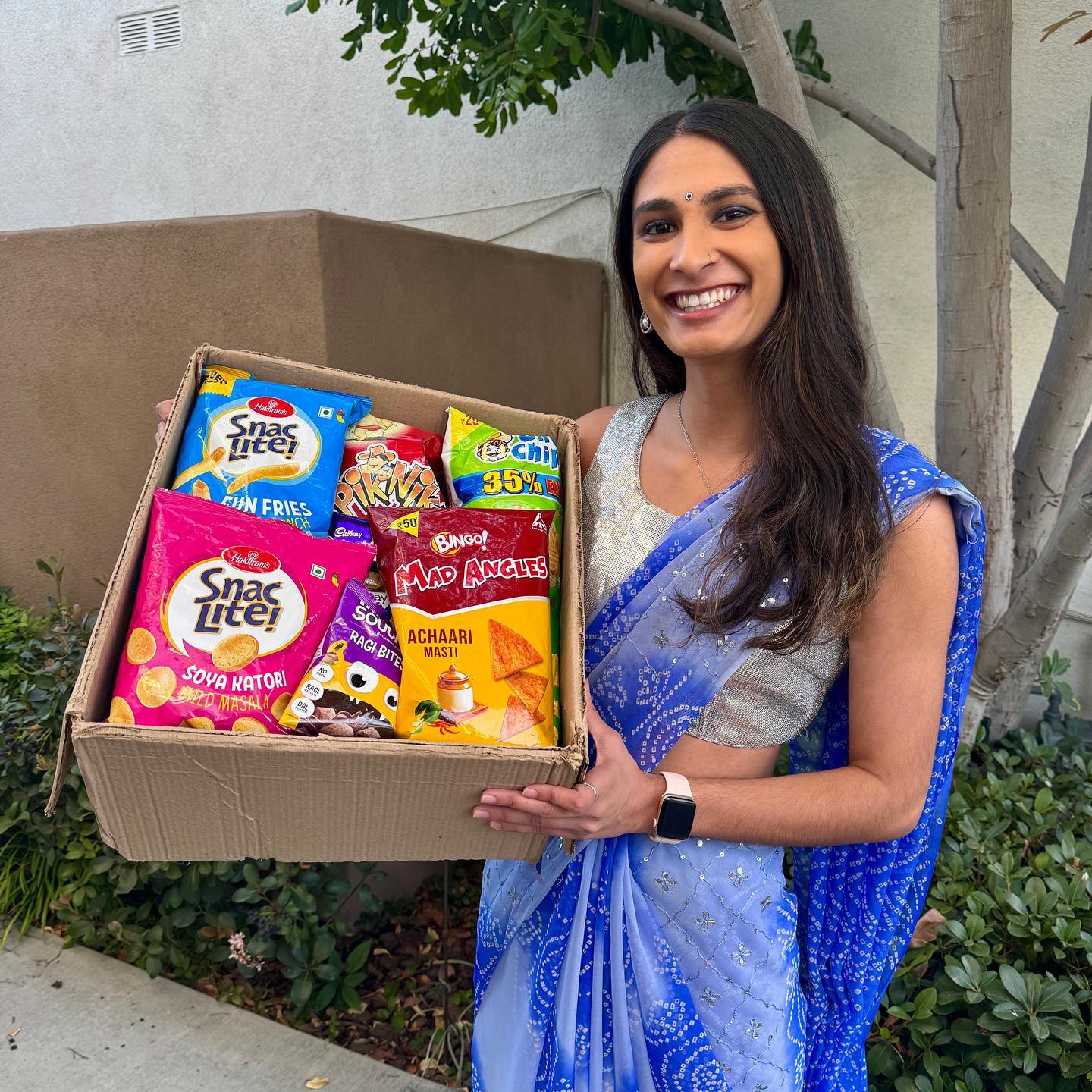 loved these nostalgic snacks and treats from @the.bazaar5 🇮🇳🌟🫶🏾  check out their page/bio to order some for yourself!  (alternative caption: “a snack holding some snacks”)  #unboxing #indiansnacks #desi #collab #sponsored #influencer