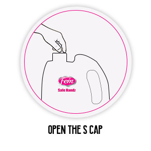 Fem Safe Handz Hand Wash - Enriched with the Goodness of Saffron & Blossom with Coconut Milk - 5 L