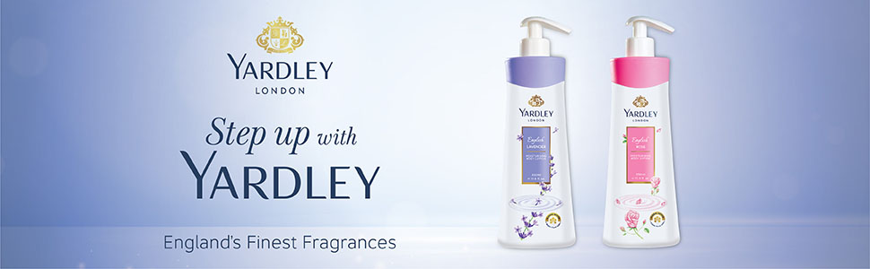 Yardley London English Lavender Moisturizing Body Lotion, Germ Shield, 400ml [350ml +50ml Free] (Pack of 2)