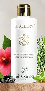 VEDICDERM Psoréa Cream with 2% Bakuchi Extract Skin Barrier Repair | Itching and Dryness Control | Natural, Chemical Free Formula for Psoriatic skin (200ml, Pack of 1)