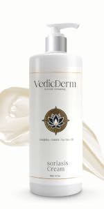 VEDICDERM Plasma Bamboo Charcoal Shampoo 200ml | Clinically Proven For Scalp Psoriasis, Dandruff & Sensitivity | Relieves Itching, Flaking & Dryness | SLS, Paraben & Irritants Free|Daily Hair Cleanser
