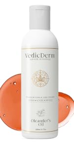 VEDICDERM Plasma Bamboo Charcoal Shampoo 200ml | Clinically Proven For Scalp Psoriasis, Dandruff & Sensitivity | Relieves Itching, Flaking & Dryness | SLS, Paraben & Irritants Free|Daily Hair Cleanser