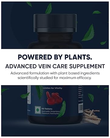PENIKOSETE Advanced Ayurvedic Vein Support Formula | Reduce Varicose Veins, Boost Circulation and Leg Comfort with this Vascular Supplement.