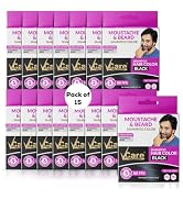 VCare Shampoo Hair Colour Shampoo, Deep Brown 180ml for Women and Men | Only 5 Minute Root Hair Dye | No Parabens, Ammonia And Sulfates
