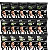 VCare Shampoo Hair Colour Shampoo-Black 180ml for Women and Men |Pump pack with Natural extracts | Colours hair in minutes|Enriched with growth factors & antioxidants, Ammonia free, Sulphate free