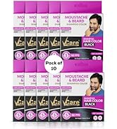 VCare Shampoo Hair Colour Shampoo-Black 180ml for Women and Men |Pump pack with Natural extracts | Colours hair in minutes|Enriched with growth factors & antioxidants, Ammonia free, Sulphate free