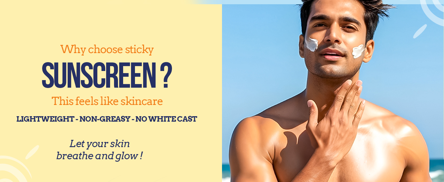 VCare Sunscreen SPF 30 Matte Cream 50g for Women & Men For All Skin Types (white)