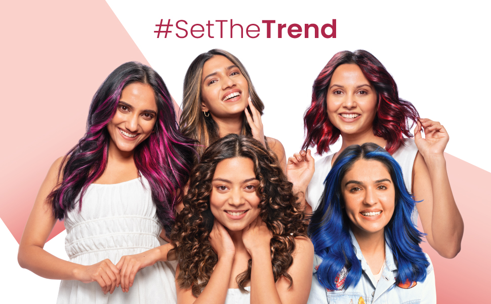 Streax Hair Colour Highlight Kit | Blue Hair Colour, Aqua Blue - Pack of 1 I Enriched with Walnut & Argan Oil | Rich, vibrant, Easy to use, DIY Application