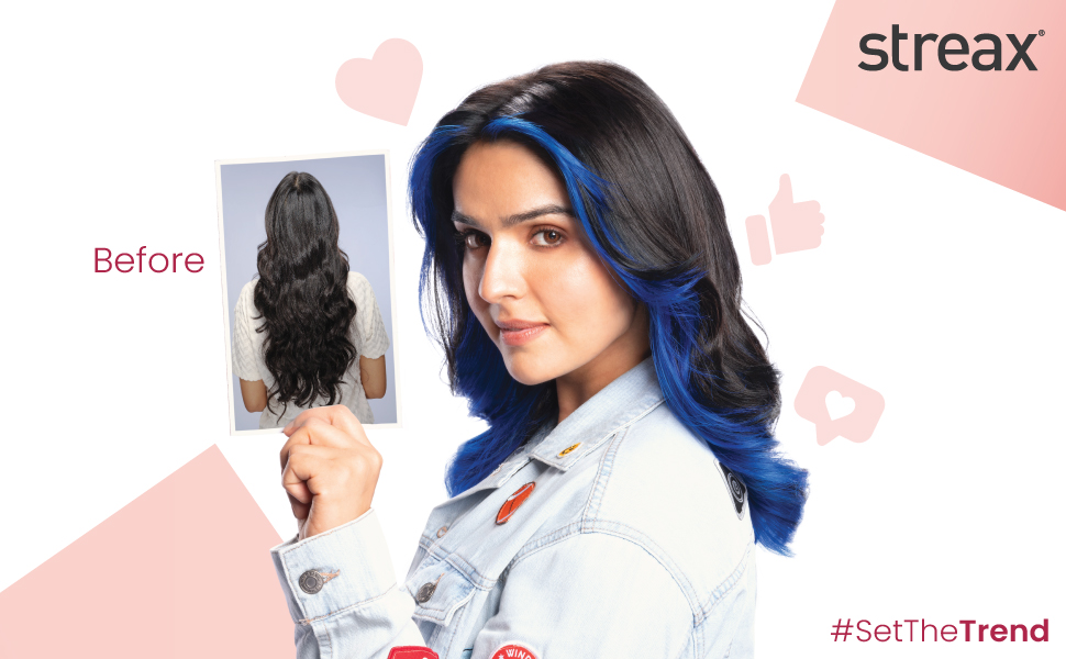 Streax Hair Colour Highlight Kit | Purple Hair Colour, Plum Purple - Pack of 1 I Enriched with Walnut & Argan Oil | Rich, vibrant, Easy to use, DIY Application