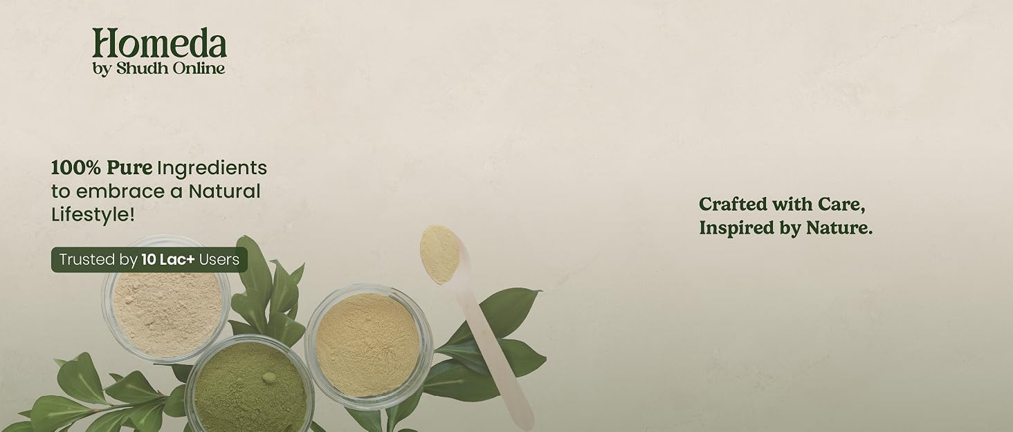 Shudh Online Dry Amla Powder for Hair Growth Organic (200 Grams) | Eating, Drinking - Amala Usirikaya | Avla Gooseberry Fruit Churna (Pure Seedless Edible)