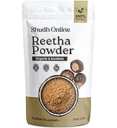 Shudh Online Dry Amla Powder for Hair Growth Organic (200 Grams) | Eating, Drinking - Amala Usirikaya | Avla Gooseberry Fruit Churna (Pure Seedless Edible)