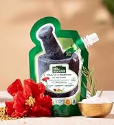 INDUS VALLEY Bio Organic 100% Natural Amla (Indian Gooseberry) Fruit Powder for Hair Growth, Skin Care, Drinking & Eating, Rich in Antioxidants – 100g