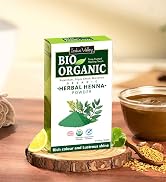 INDUS VALLEY Bio Organic 100% Natural Amla (Indian Gooseberry) Fruit Powder for Hair Growth, Skin Care, Drinking & Eating, Rich in Antioxidants – 100g