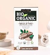INDUS VALLEY Bio Organic 100% Natural Amla (Indian Gooseberry) Fruit Powder for Hair Growth, Skin Care, Drinking & Eating, Rich in Antioxidants – 100g