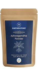Earthen Story Certified Organic Amla Powder (200g) | Lab Tested for 270+ Pesticides | Indian Gooseberry (Nellikkai) Whole Fruit Powder for Immunity, Hair & Skin | Vitamin C Superfood