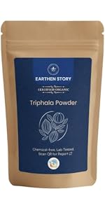 Earthen Story Certified Organic Amla Powder (200g) | Lab Tested for 270+ Pesticides | Indian Gooseberry (Nellikkai) Whole Fruit Powder for Immunity, Hair & Skin | Vitamin C Superfood
