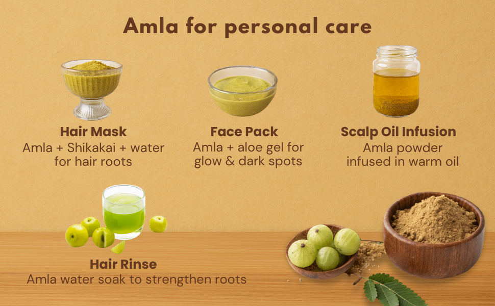 Earthen Story Certified Organic Amla Powder (200g) | Lab Tested for 270+ Pesticides | Indian Gooseberry (Nellikkai) Whole Fruit Powder for Immunity, Hair & Skin | Vitamin C Superfood
