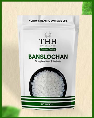 THH Tabashir - Vanslochan - Banslochan (400g) | 100% Pure Vanshlochan for Strengthen Bones & Hair Roots | No Added Colors, Preservatives