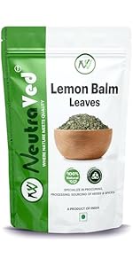 NeutraVed Lemongrass Tea Leaves (100g) | Dried Lemon Grass for Weight Management & Metabolism | Caffeine Free Herbal Tea for Digestion, Bloating & Thai Cuisine | Cymbopogon Citratus